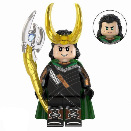 Loki Custom Marvel Superhero Minifigure