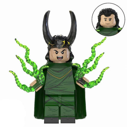 Loki Custom Marvel Superhero Minifigure