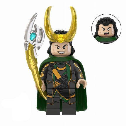 Loki Custom Marvel Superhero Minifigure