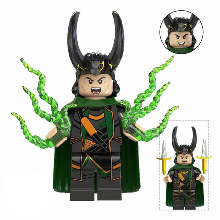 Loki Custom Marvel Superhero Minifigure