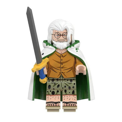 Silvers Rayleigh Custom One Piece Anime Minifigure