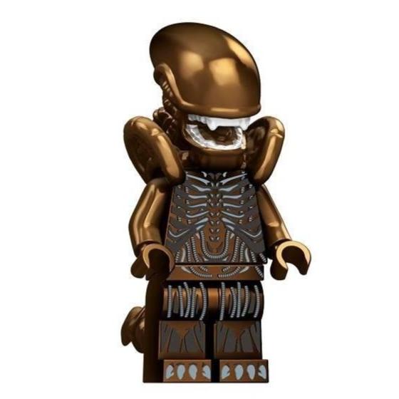 Aliens Copper Xenomorph Custom Horror Minifigure