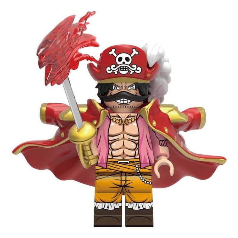 Gol D Roger Custom One Piece Anime Minifigure Minifigure Bricks