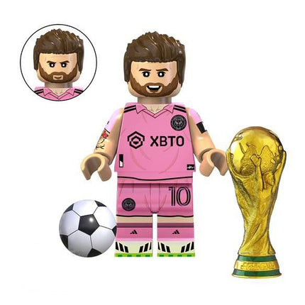 Lionel Messi (Inter Miami) Custom Football Player Minifigure