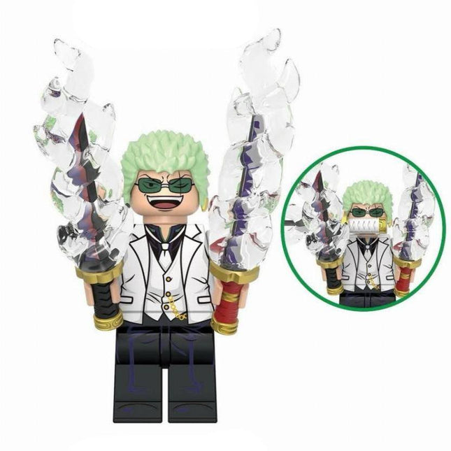 Roronoa Zoro custom One Piece Anime Minifigure