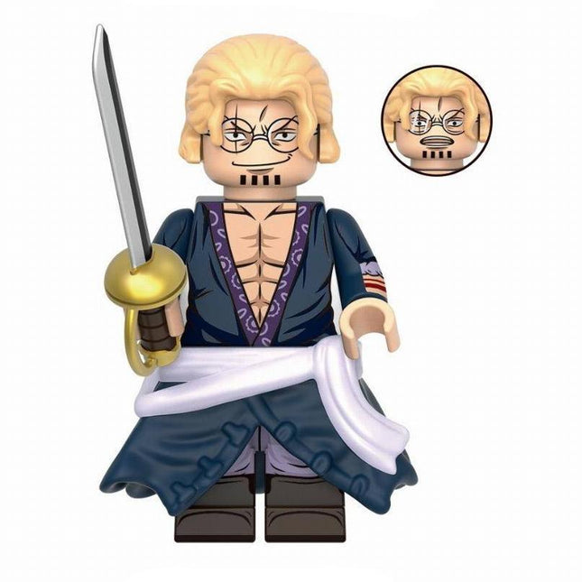 Silvers Rayleigh Custom One Piece Anime Minifigure