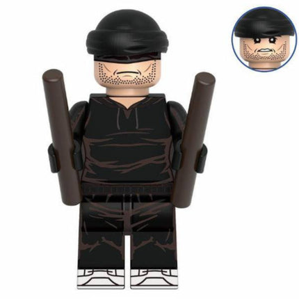 Daredevil (Man in Black) Custom Marvel Superhero Minifigure