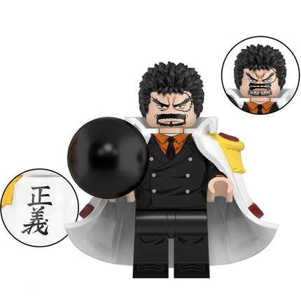 Monkey D. Garp Custom One Piece Anime Minifigure