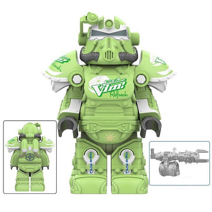 T-51 Power Armor (Vim Refresh) Custom Fallout Minifigure