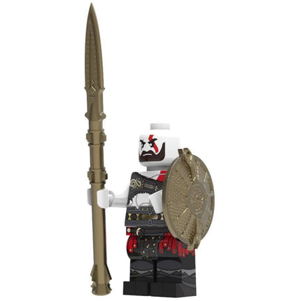 Kratos Movable Arm Custom God of War Video Game Minifigure