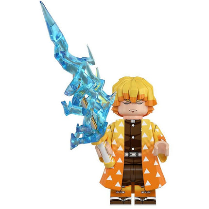 Zenitsu Agatsuma From Demon Slayer Custom Anime Minifigure