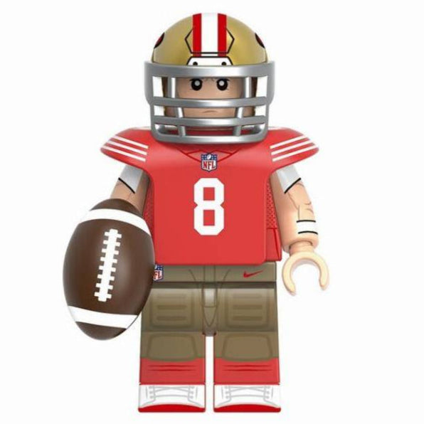 Steve Young American Football Player Minifigure