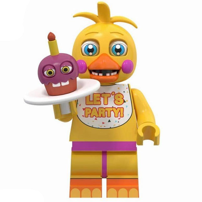 Toy Chica From Five Nights at Freddy's Custom Horror Minifigure
