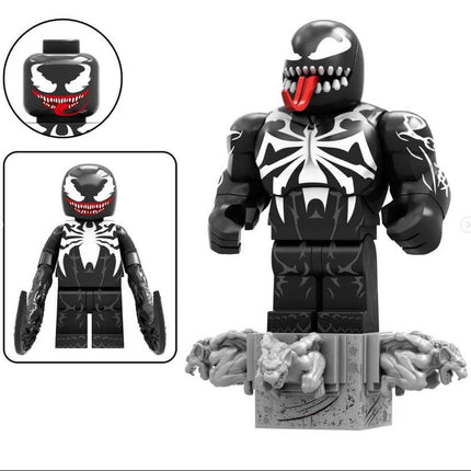 Venom (Spider-man) Custom Marvel Superhero Minifigure