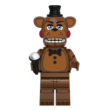 Freddy Fazbear From Five Nights at Freddy's Custom Horror Minifigure - Minifigure Bricks