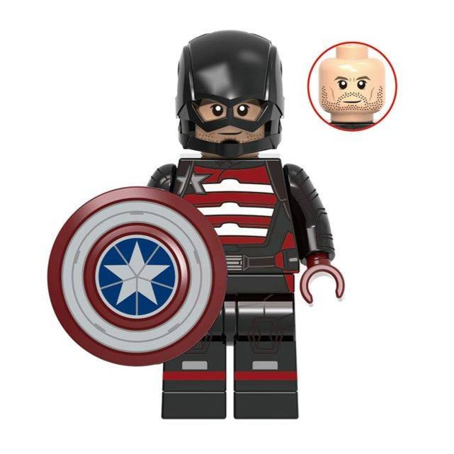 US Agent John Walker Custom Marvel Superhero Minifigure