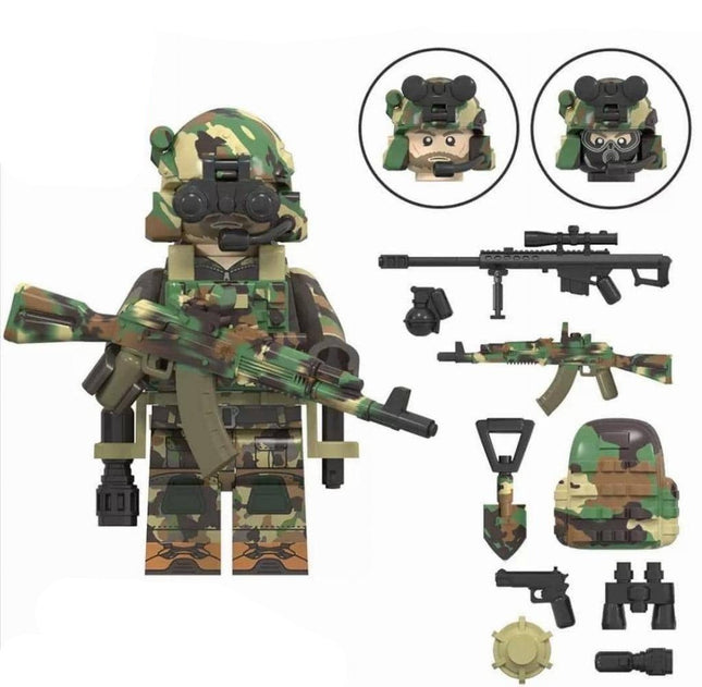 Alpha Special Forces Soldier Custom Minifigure