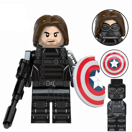 Winter Soldier (MCU) Custom Marvel Superhero Minifigure
