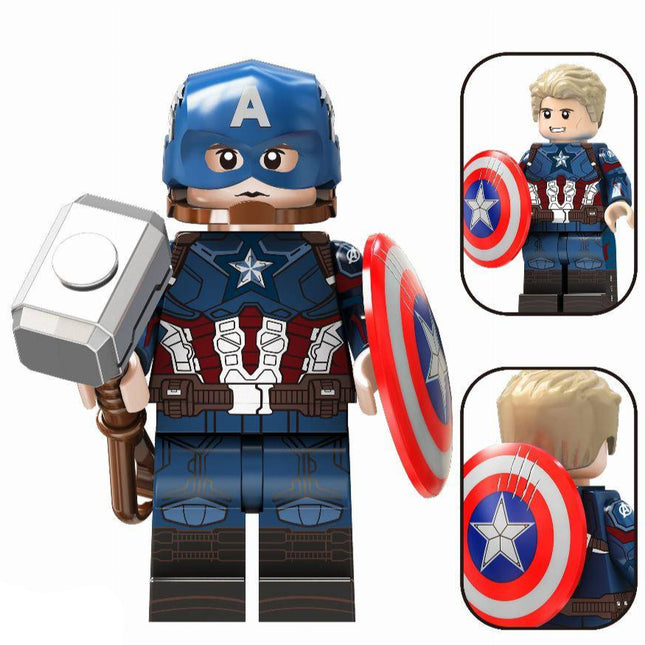 Captain America (Endgame) Custom Marvel Superhero Minifigure