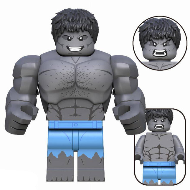 Grey Hulk Custom Marvel Superhero Minifigure