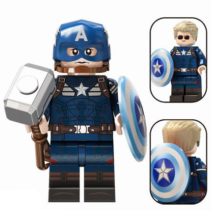 Captain America (Winter Soldier) (Stealth Suit) Custom Marvel Superhero Minifigure