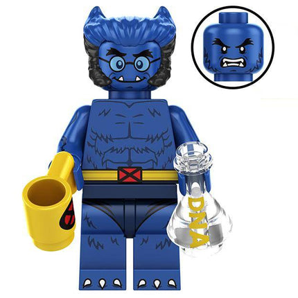 Beast (X-Men 97) Custom Marvel Superhero Minifigure