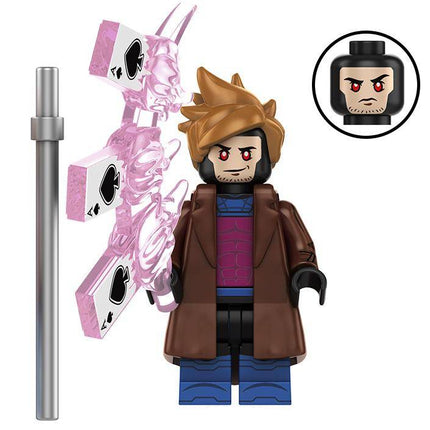 Gambit (X-Men 97) Custom Marvel Superhero Minifigure