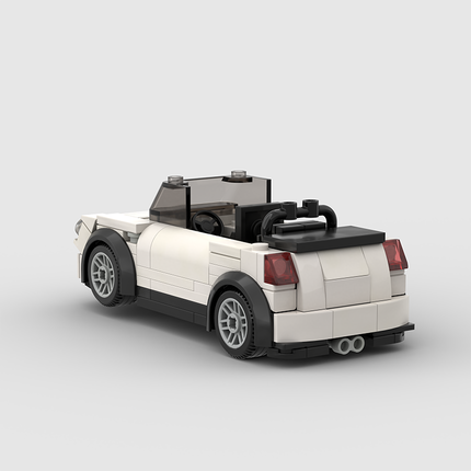 Mini Cooper Convertible Custom Car MOC