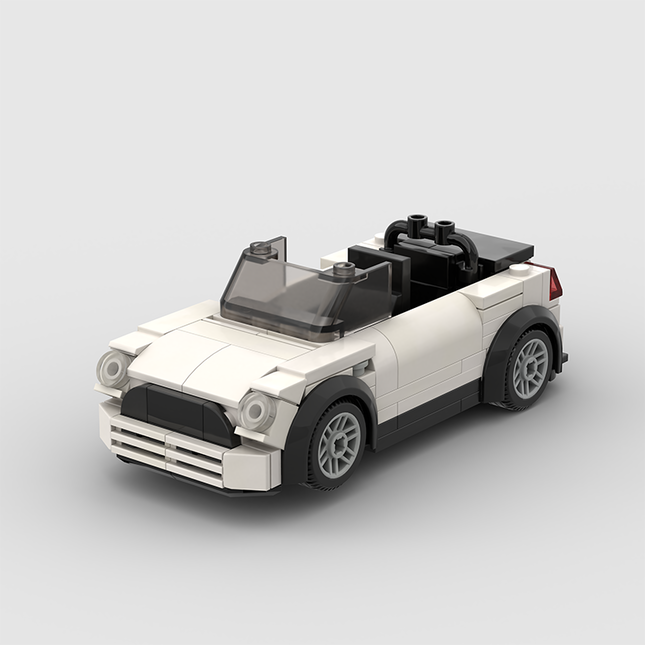 Mini Cooper Convertible Custom Car MOC