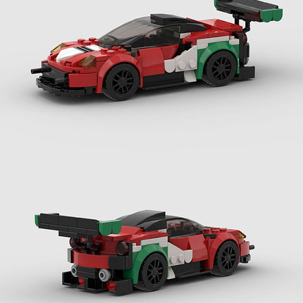 Ferrrari 488 Custom Car MOC