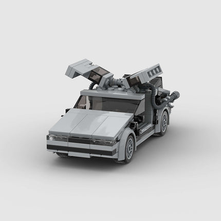 DeLorean Time Machine from Back to the Future Custom Car MOC