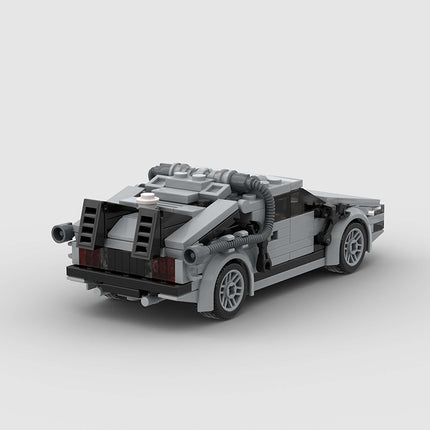 DeLorean Time Machine from Back to the Future Custom Car MOC