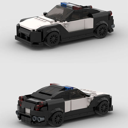 Police Patrol Car Custom Car MOC