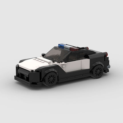 Police Patrol Car Custom Car MOC