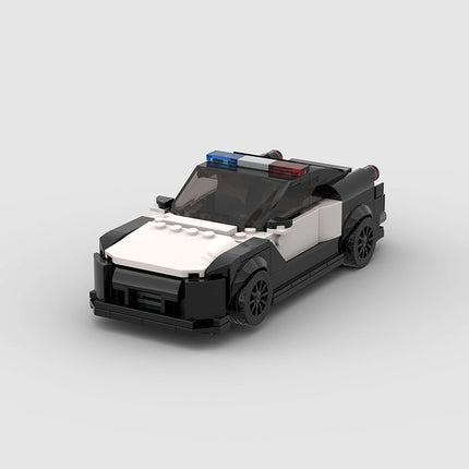 Police Patrol Car Custom Car MOC