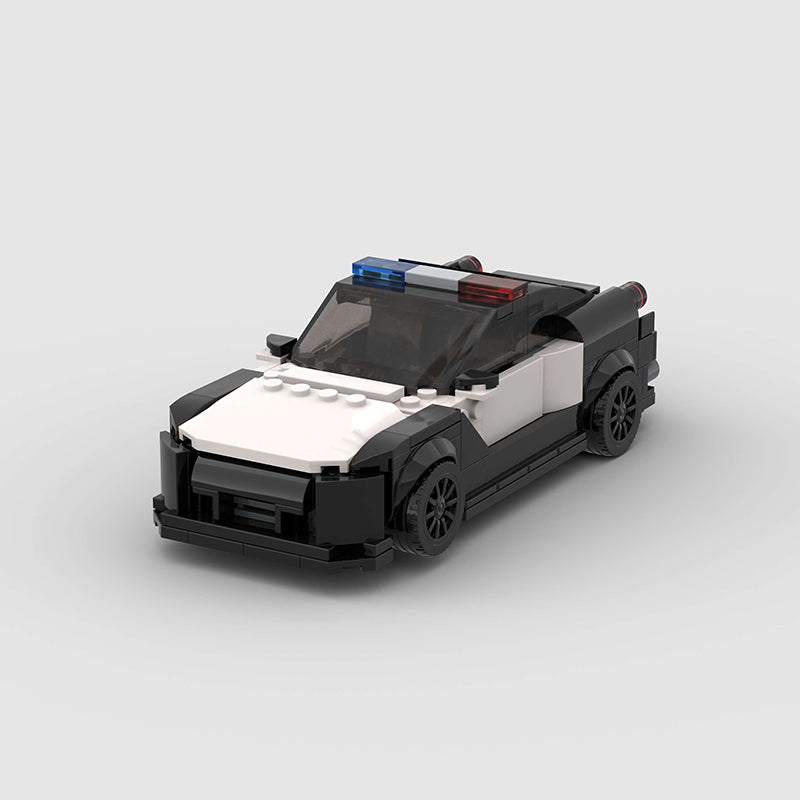Police Patrol Car Custom Car MOC – Minifigure Bricks