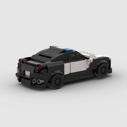 Police Patrol Car Custom Car MOC