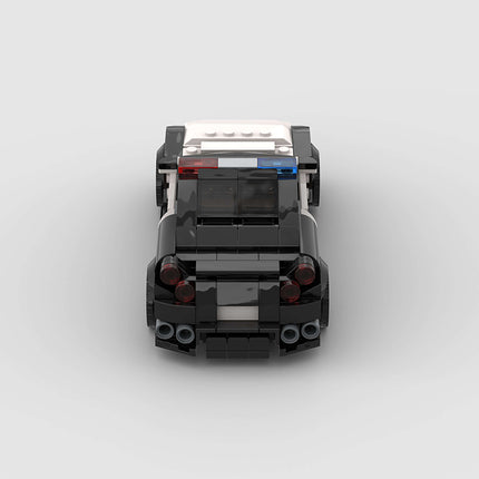 Police Patrol Car Custom Car MOC