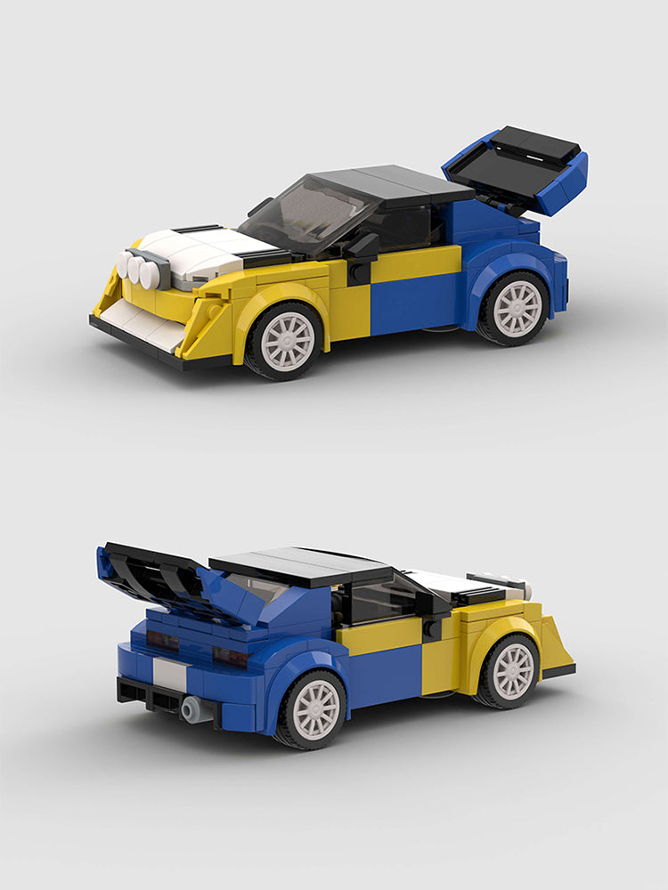 Rally Car Custom Car MOC – Minifigure Bricks