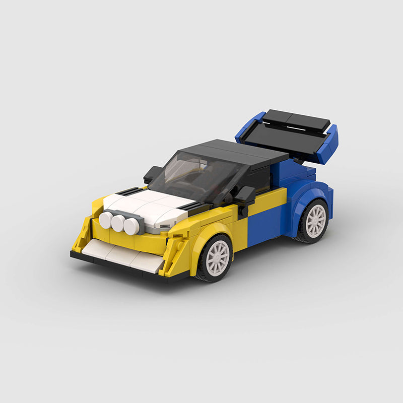 Rally Car Custom Car MOC – Minifigure Bricks