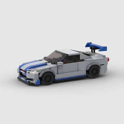 Nissan Skyline GTR R34 Custom Car MOC