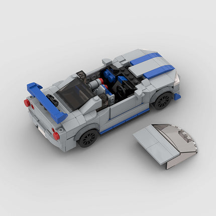 Nissan Skyline GTR R34 Custom Car MOC