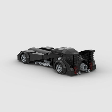 Batman Batmobile Custom Superhero Car MOC