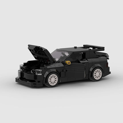 Ford Escort Cosworth Black Custom Car MOC