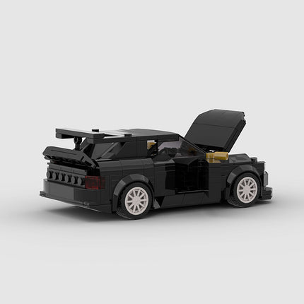 Ford Escort Cosworth Black Custom Car MOC