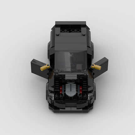 Ford Escort Cosworth Black Custom Car MOC