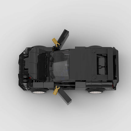 Ford Escort Cosworth Black Custom Car MOC