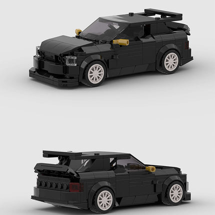 Ford Escort Cosworth Black Custom Car MOC