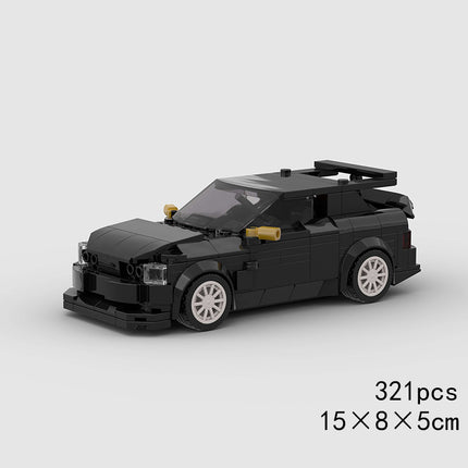 Ford Escort Cosworth Black Custom Car MOC