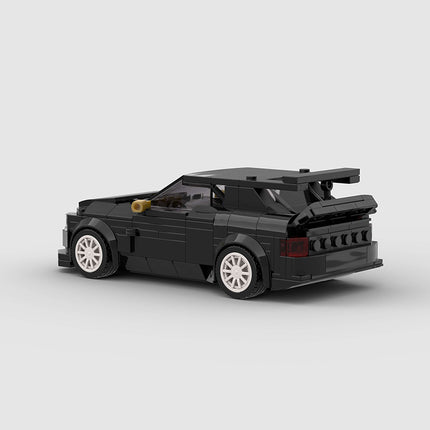 Ford Escort Cosworth Black Custom Car MOC
